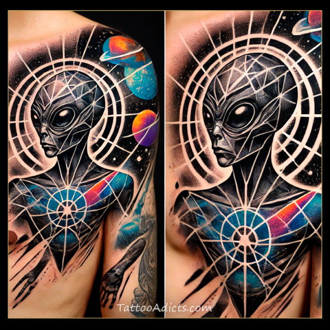 Tatuajes de Aliens - Tattoo Adicts